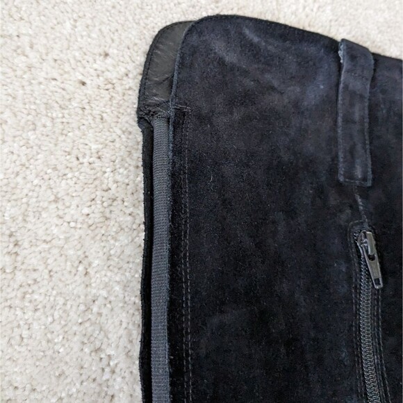 Clarks Black over the knee suede Boots. Y2K. - Picture 5 of 7